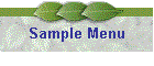 Sample Menu